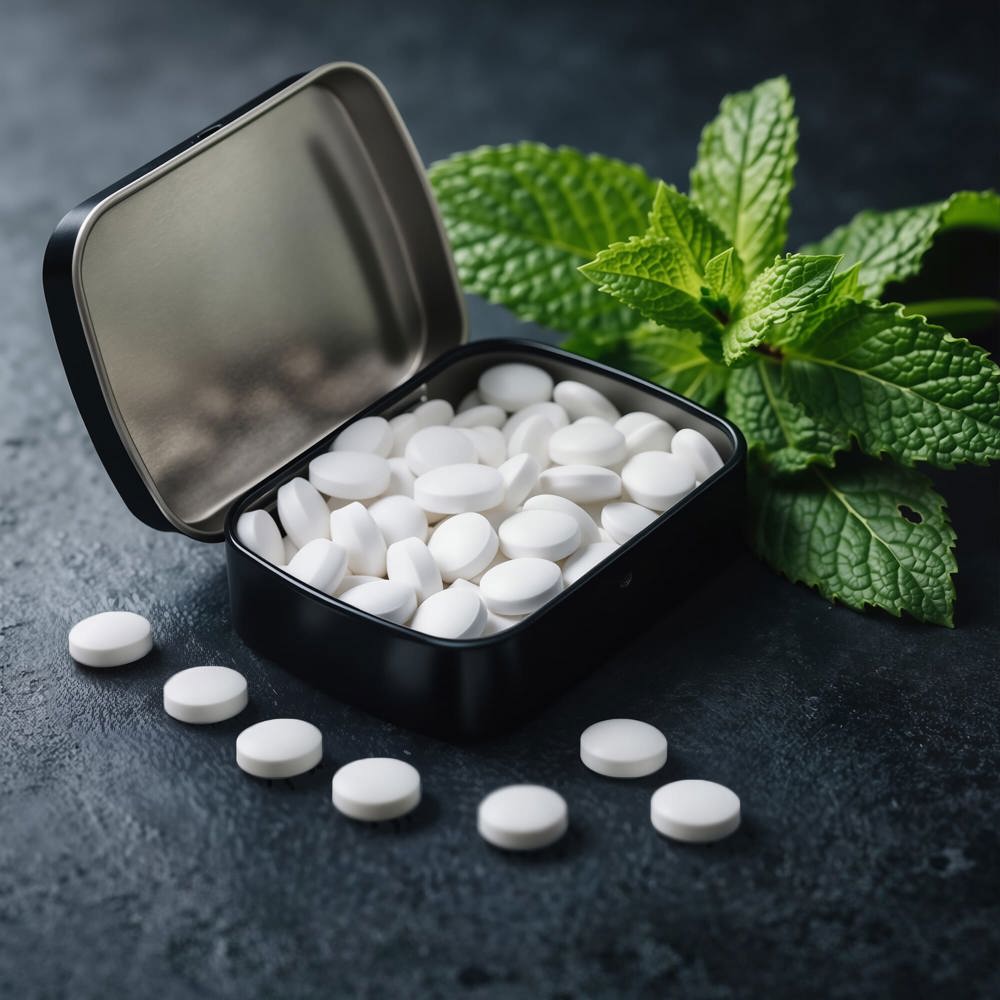 Mini tin peppermint box