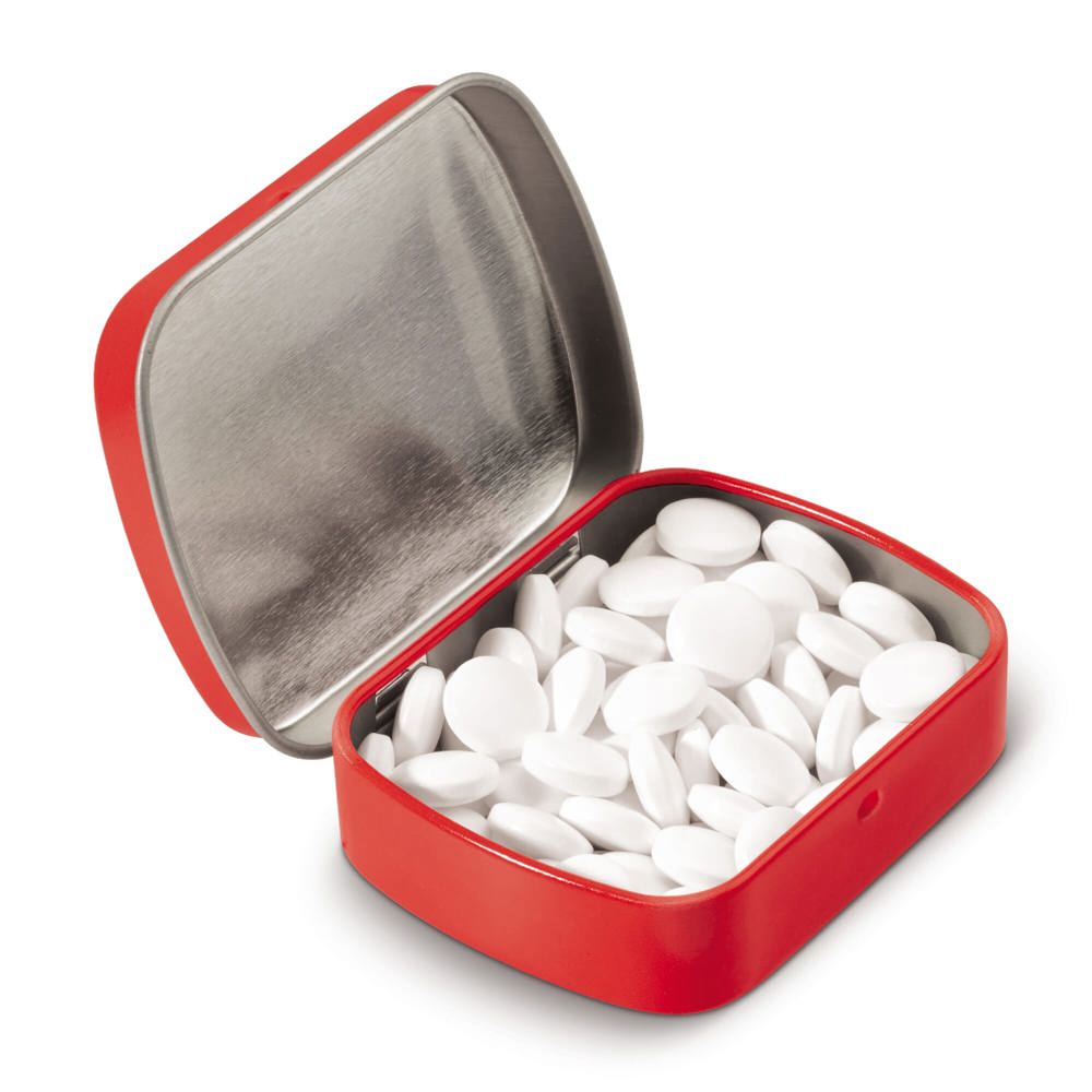 Mini tin peppermint box